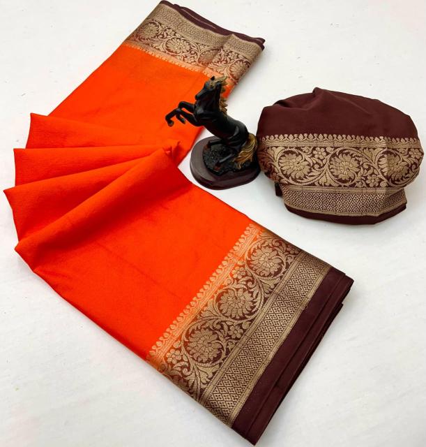 Malhar double zari border saree suppliers  - wholesale export